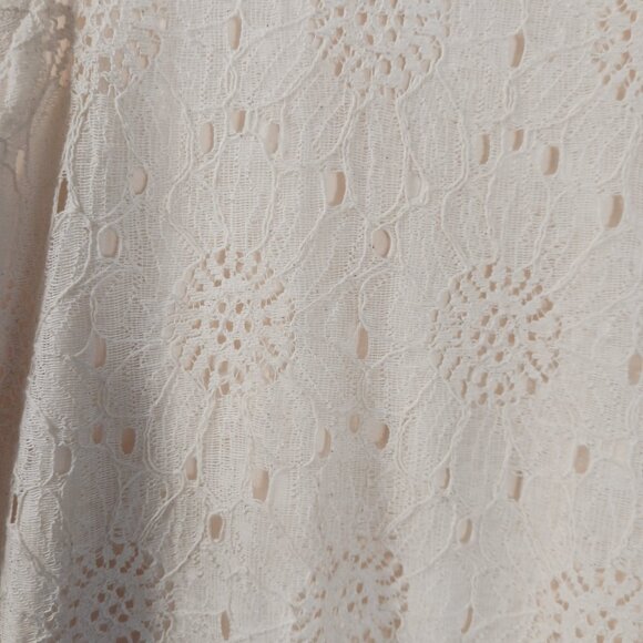 Altar'd State, Dress, Ivory Floral Lace A-line , Sleeveless, Small, Country, Fem - Picture 5 of 14